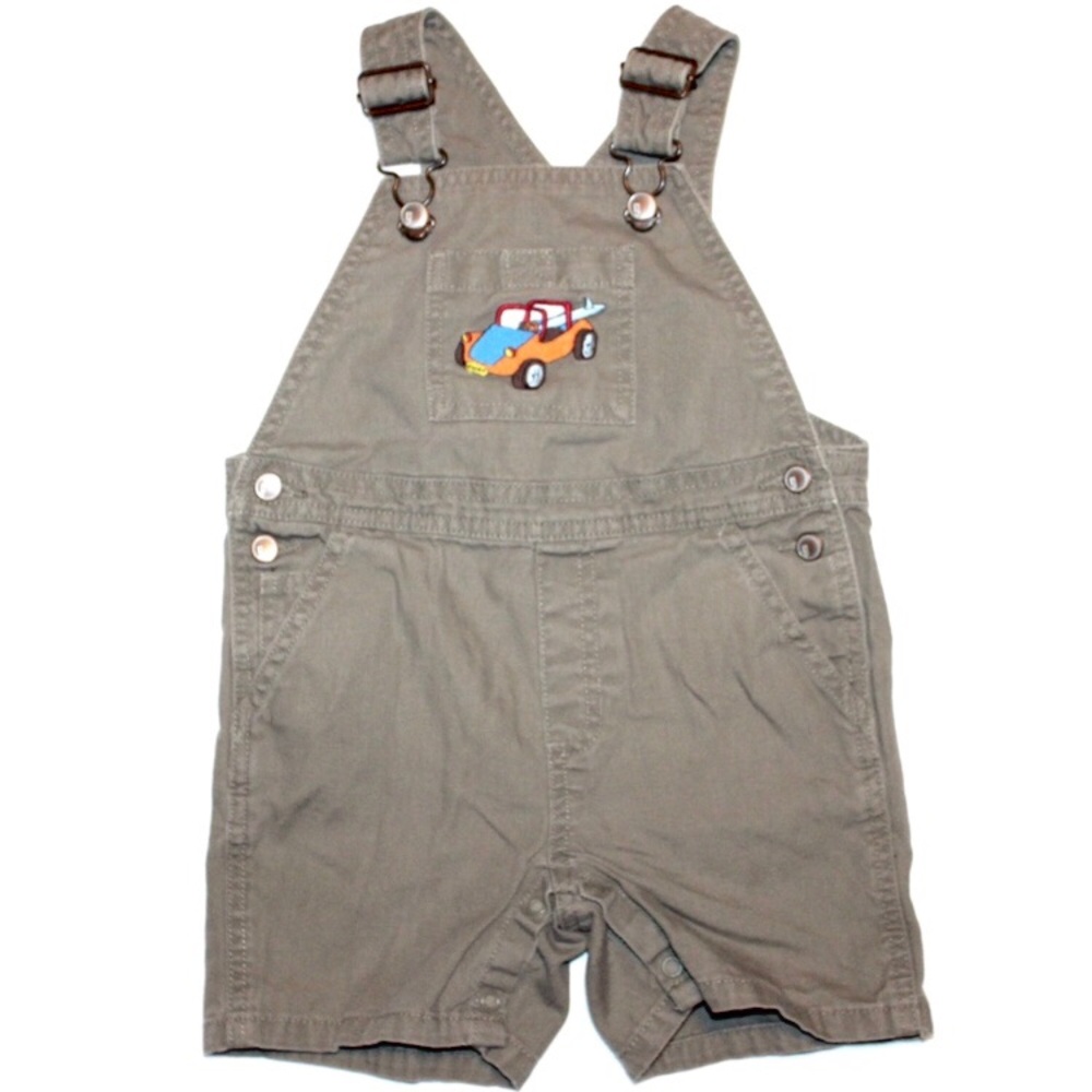 Gymboree 18-24 Months Beach Car Shorts Overalls